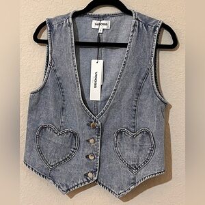 Vigoss Light Blue Denim Vest